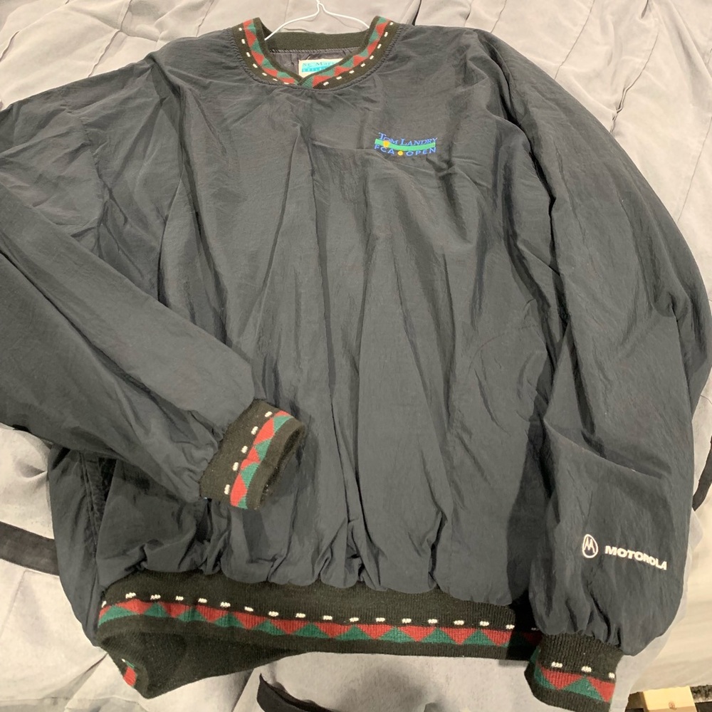 Vintage Tom Landry FCA Open Golf windbreaker